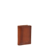 Skórzany Portfel Męski Mustang Temi RFID Aluminium Case Wallet Cognac 06.103931